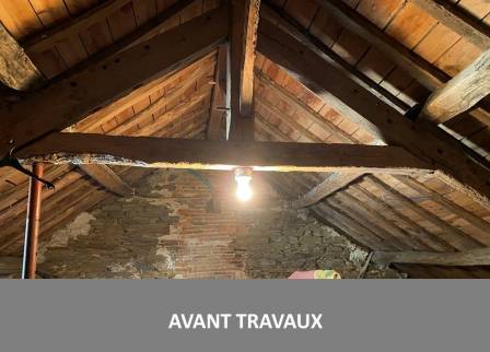 Modification de la charpente au niveau de la lucarne pour un libre accès