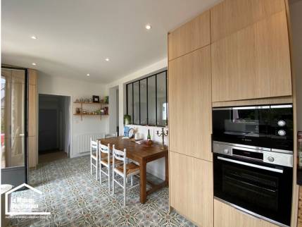 Création d'une verrière dans une cuisine