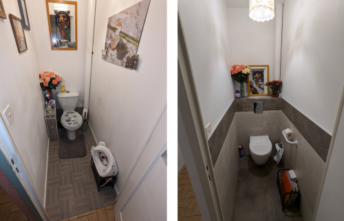 Rénovation toilettes Olivet