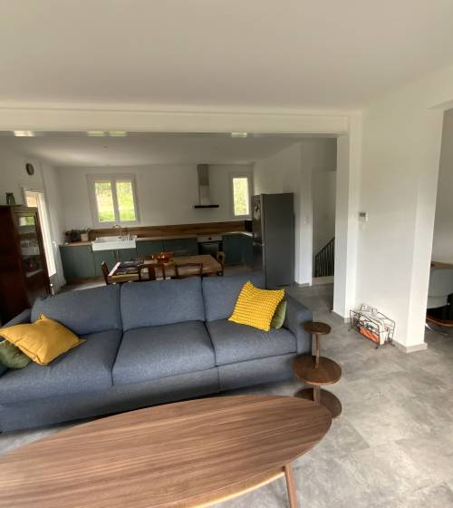 Rénovation de résidence secondaire avec salon rénové - Guignes 77390