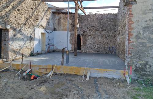 Grange travaux en cours