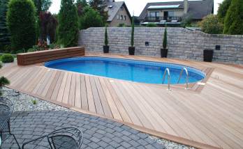 Piscine terrasse bois