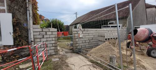 Pendant les travaux