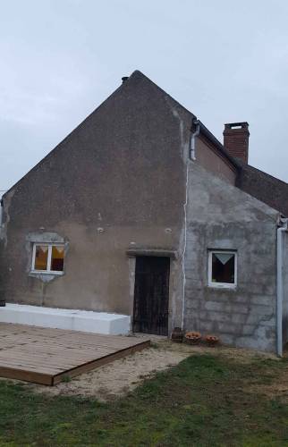 Pignon avant rénovation