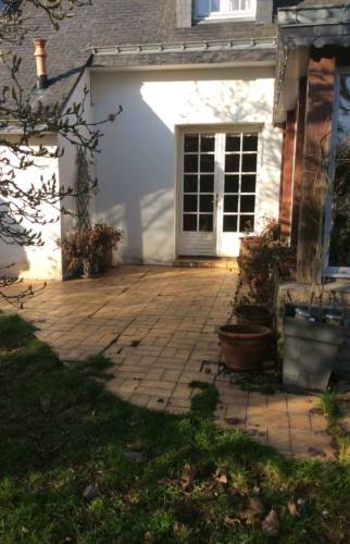 Avant la rénovation de terrasse 
