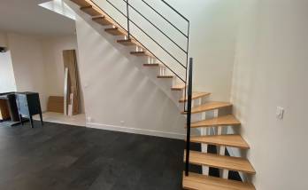 Pose d'un escalier sur-mesure à Rezé