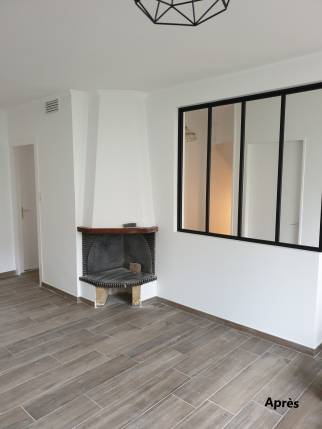 salon avec la nouvelle verrière