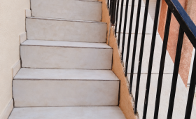 Escalier après travaux de rénovation 