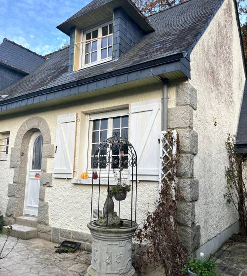 Aperçu extérieur des fenêtres et portes après rénovation maison