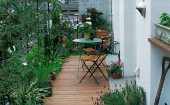 aménagement d'une terrasse en bois balcon appartement