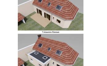 projet extension La Maison des Travaux Evreux