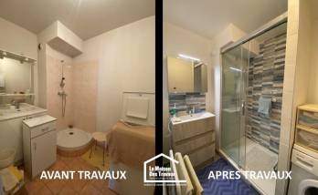 Rénovation totale d'une salle de bain dans un appartement à Vannes (56000)