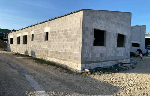 Vue exterieur d'une contruction en BETOTHERM