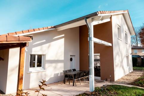 Marcy l'étoile : Ravalement de façade d'une villa située dans l'ouest de Lyon