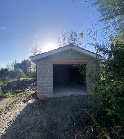 Construction de garage en maçonnerie - Montauban 82000