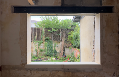 Rénovation d'une maison mitoyenne avec jardin dans Bordeaux Centre