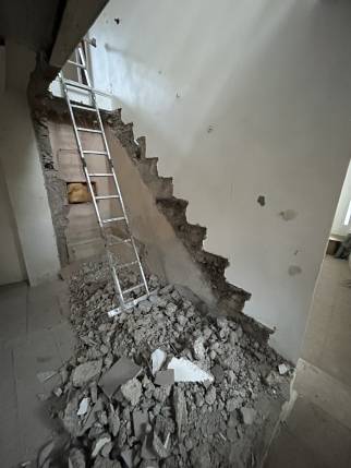 escalier à rénover 