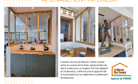 Installation de verrière intérieure - Pornic 44210