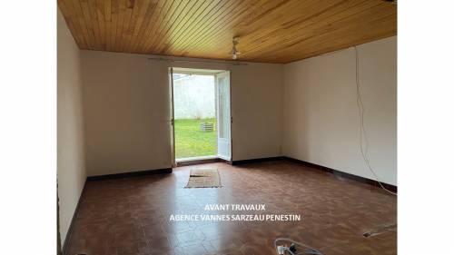 Salon en rénovation maison secondaire à Arzon