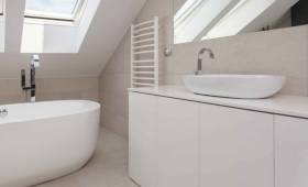 Création d'une salle de bain sous pente