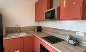 Aménagement cuisine ouverte sur salon à Paris 17