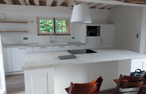 Plan de travail terrazzo