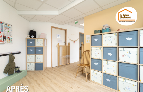entreprise rénovation Reignier-Esery, rénovation bâtiment public Haute-Savoie, travaux micro-crèche Reignier, rénovation complète locaux éducatifs, rénovation espace d’accueil enfants