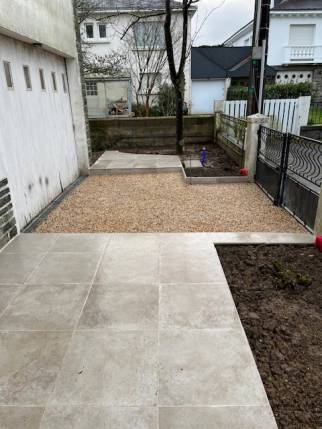  Revêtement de sol extérieur devant une maison - Nantes 44