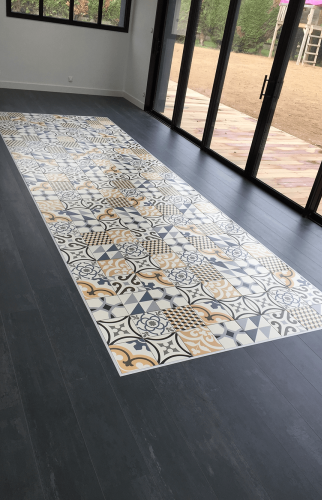 Revêtement de sol en carreaux de ciment