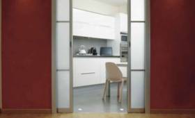 porte coulissante cuisine et salon