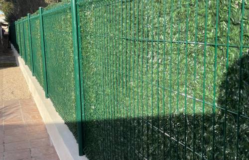 Après travaux : Pose de clôture