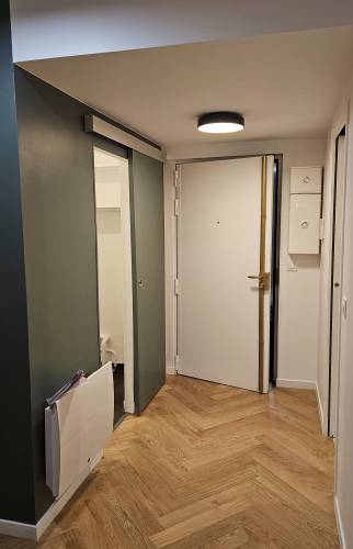 renovation complete appartement courbevoie 92400 entree