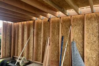 Travaux extension bois