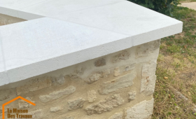 APRES Finition jointement des pierres et chapeaux 