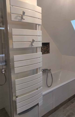 Baignoire avec niche mosaique en Essonne