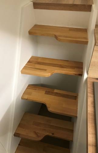 renovation agencement complete studio paris 75017 escalier pas japonais