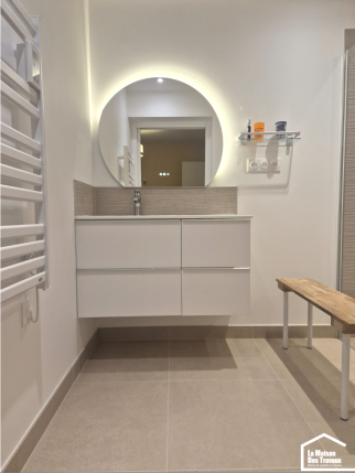 Nouvel agencement PMR à Saint-Malo - chambre - salon - salle d'eau – toilettes