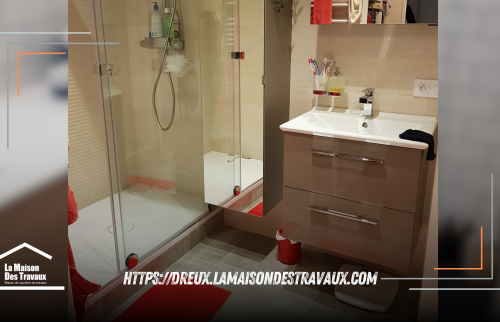 Rénovation pratique de salle de bain à Saint André de l'Eure