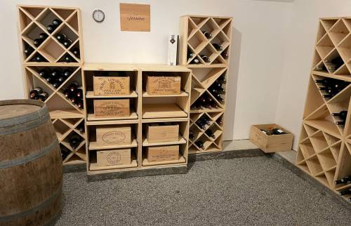 cave à vin sol graviers