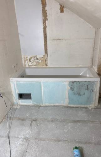 Création totale d’une salle de bain dans un grenier Le Perreux