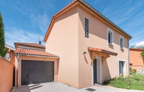 Construction d'un garage attenant à une maison, Sud Ouest de Lyon