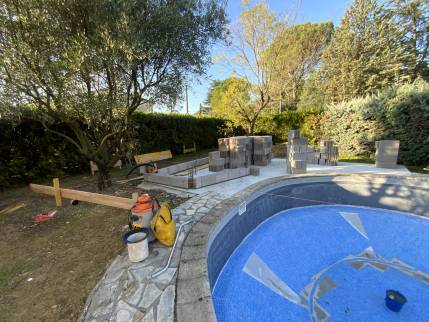 Création d'une piscine