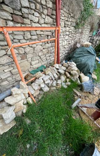 renovation escalier extéérieur à la chaux la maison des travaux Manosque