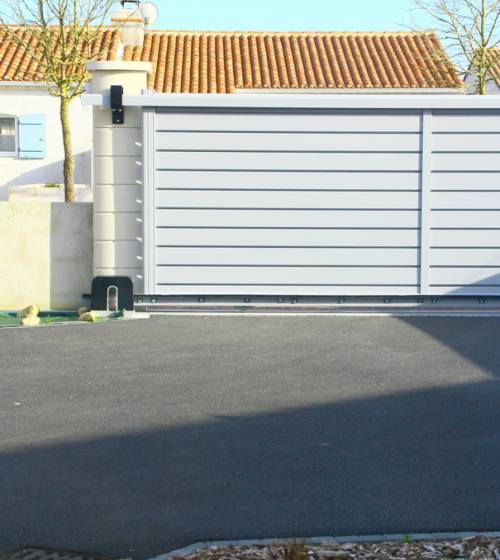 Dépose clôture vétuste et installation portail motorisé à Saint-Julien-les-Metz (57)