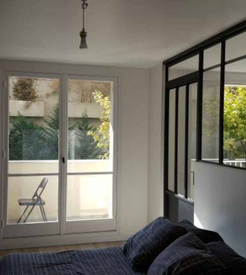 Verrière côté chambre