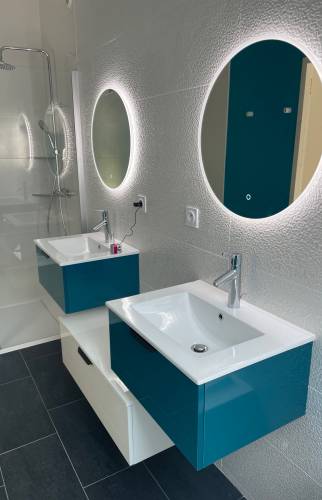 Rénovation d'une salle de bains à Bouguenais