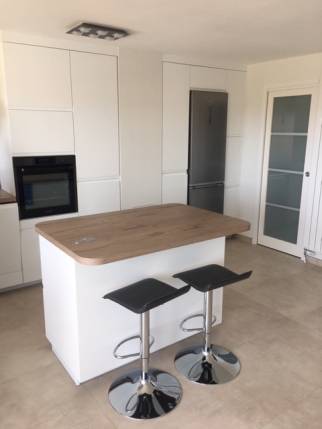 Nouvelle cuisine ouverte sur le séjour - Nantes 44