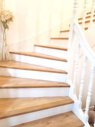 Rénovation d'un escalier près d'Aix-les-Bains