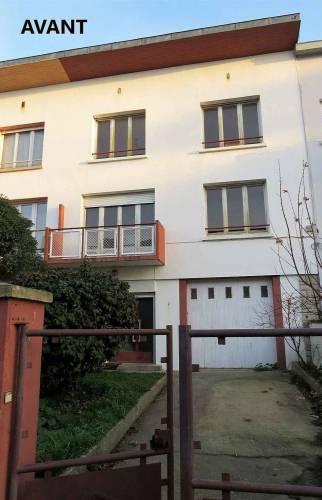 Toiture avant travaux en amiante - Lorient (56100)