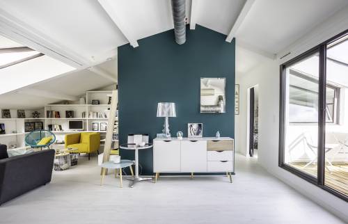 Loft terminé sous les combles